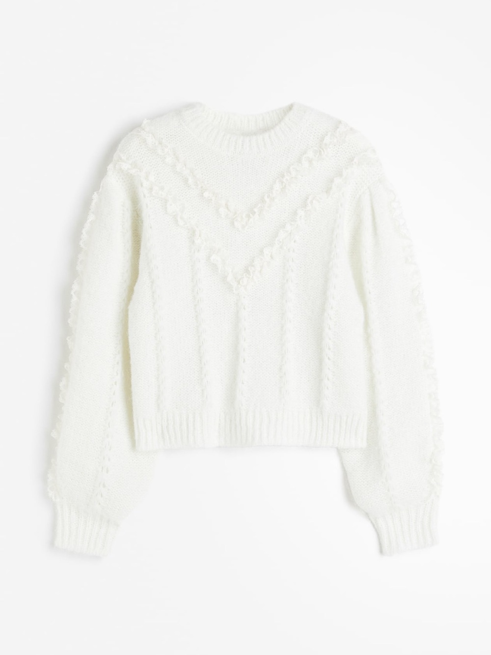 White Crewneck sweater